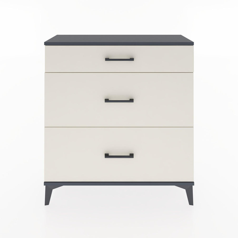 Woodntry Modüler Şifonyer Antrasit 88x30x84 cm Çekmeceli C10-2