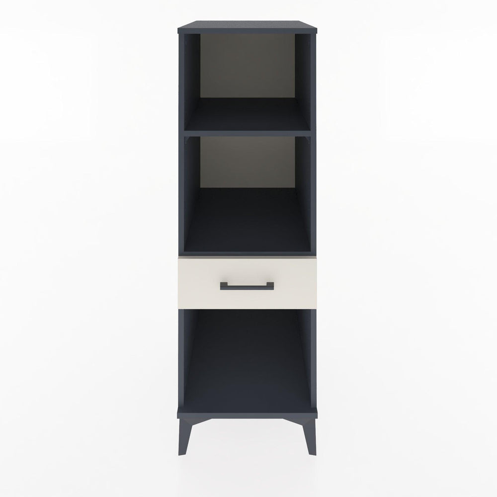 Woodntry Modular Cabinet Anthracite 44x59x122 cm with Drawers and Shelves CR110-2