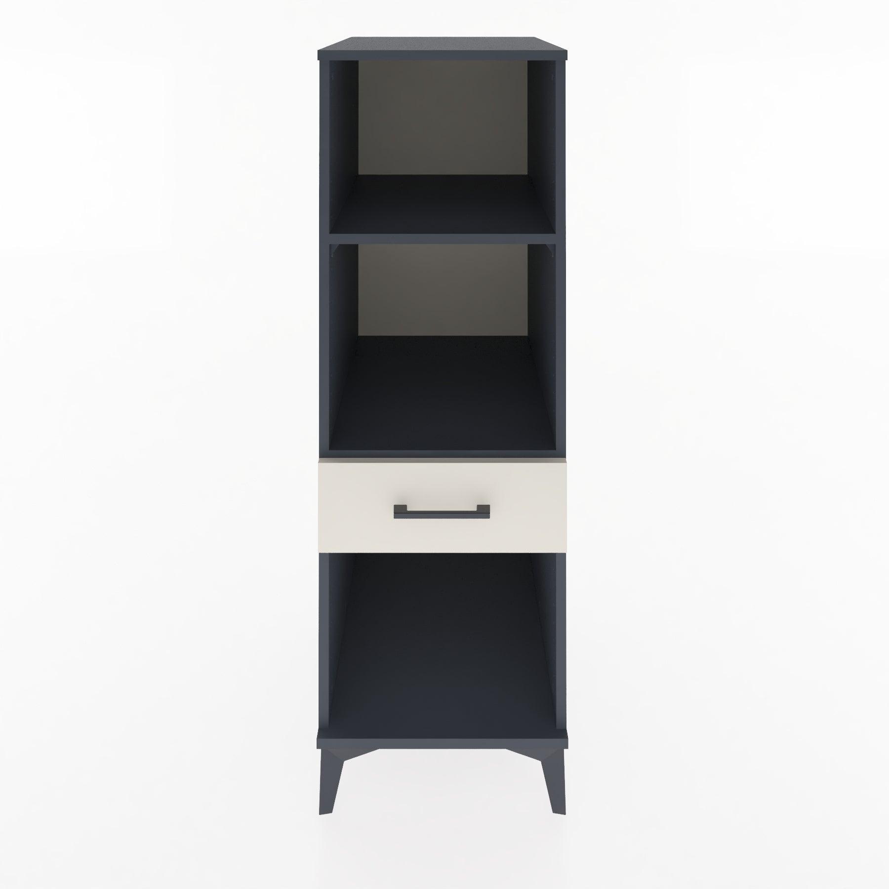 Woodntry Modular Cabinet Anthracite 44x59x122 cm with Drawers and Shelves CR110-2