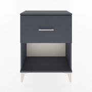 Woodntry Modular Nightstand Anthracite 60x30x68 cm with Drawer and Shelf CR10-2