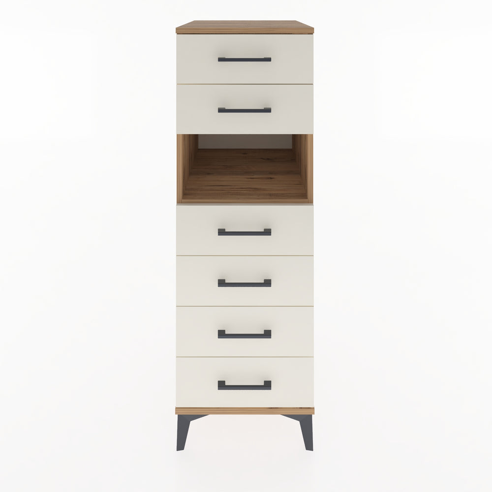 Woodntry Modular Cabinet Pine 44x59x122 cm with Drawers and Shelves CR60-3
