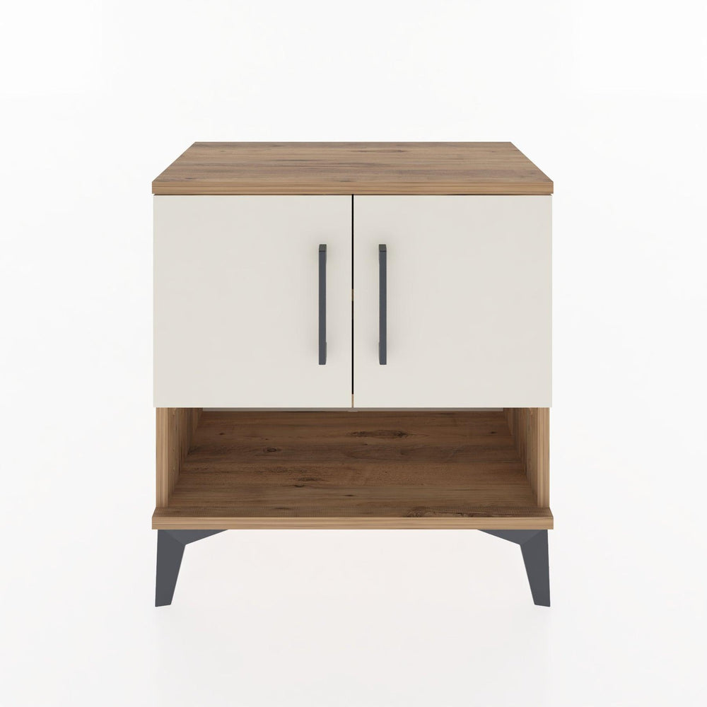 Woodntry Modular Nightstand Pine 60x30x52 cm with Cover and Shelf KR10-3