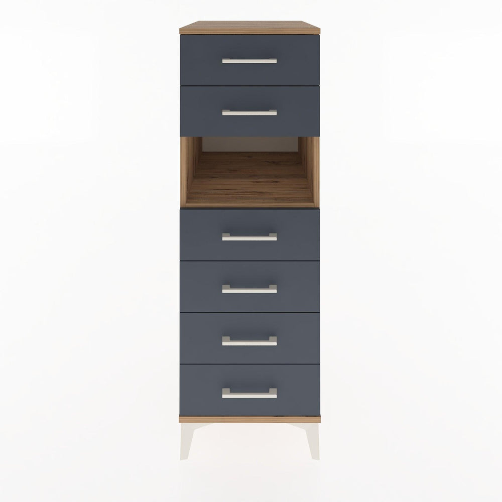 Woodntry Modular Cabinet Pine 44x30x122 cm with Drawers and Shelves CR60-3