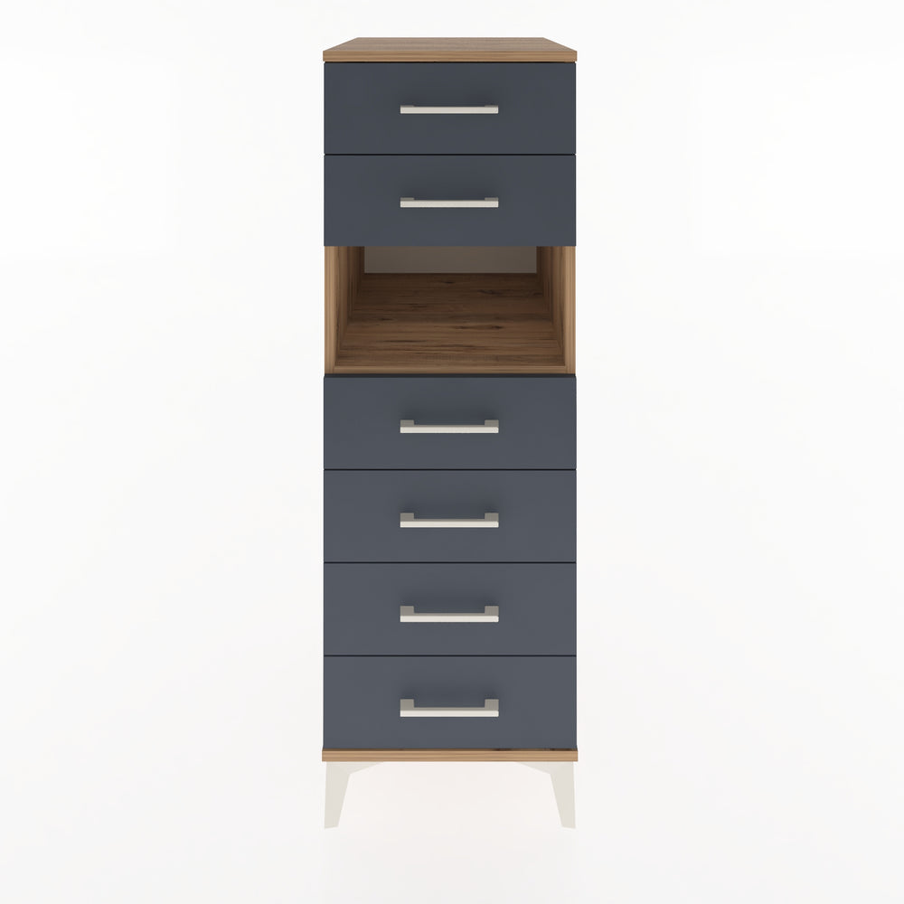 Woodntry Modular Cabinet Pine 44x59x122 cm with Drawers and Shelves CR60-3