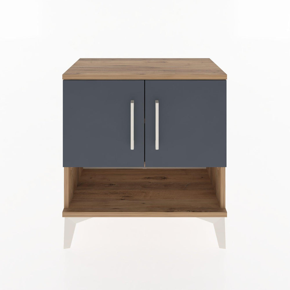 Woodntry Modular Nightstand Pine 60x30x52 cm with Cover and Shelf KR10-3