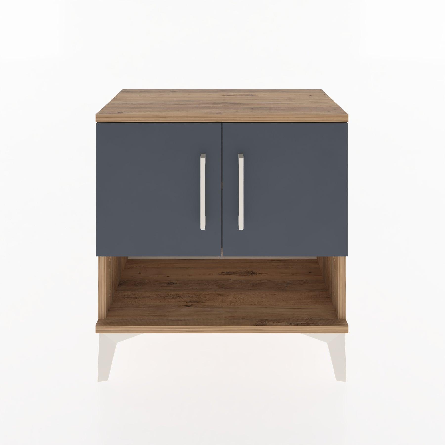 Woodntry Modular Nightstand Pine 60x30x52 cm with Cover and Shelf KR10-3