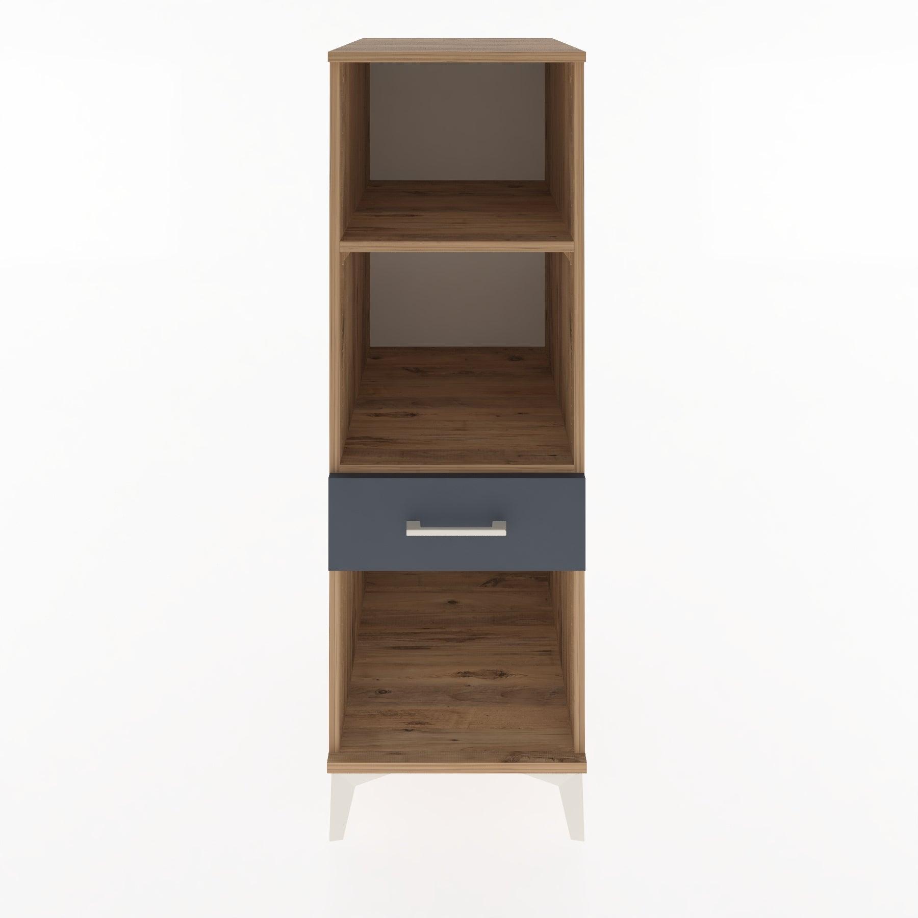 Woodntry Modular Cabinet Pine 44x59x122 cm with Drawers and Shelves CR110-3