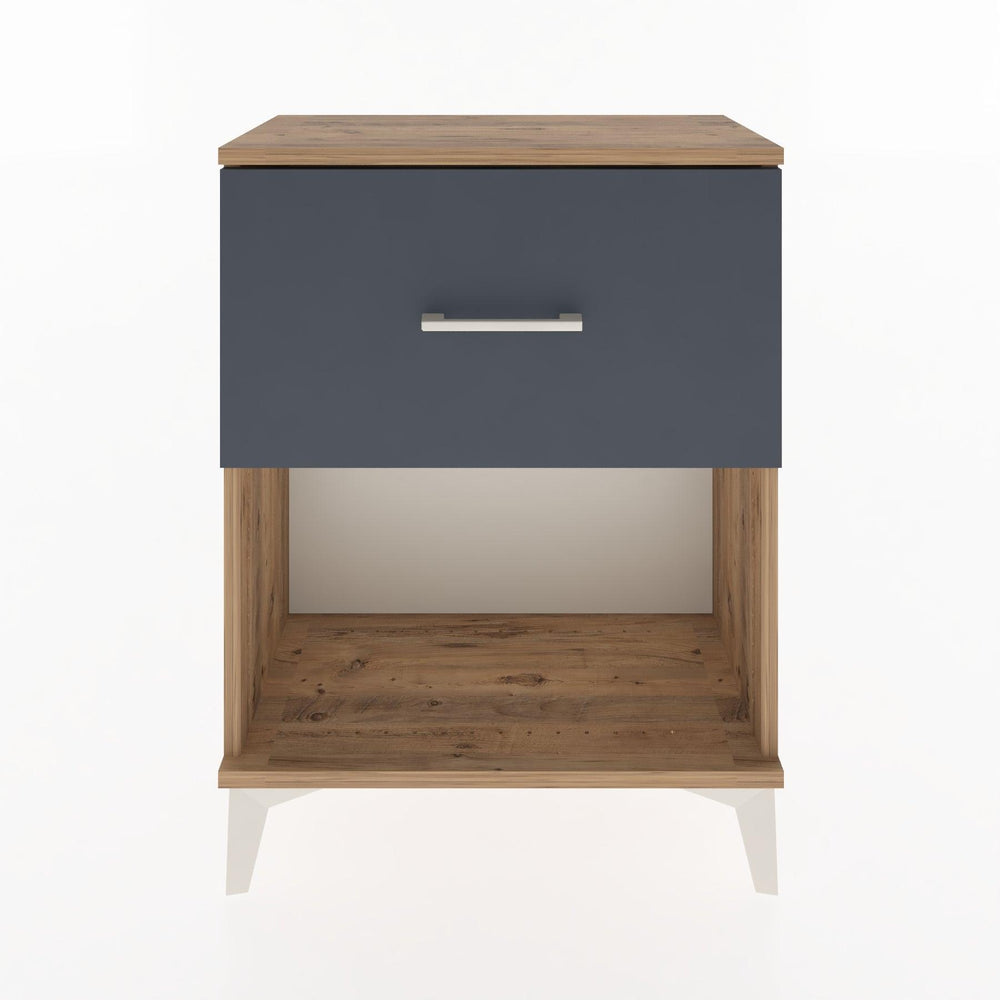 Woodntry Modular Nightstand Pine 60x30x68 cm with Drawers and Shelves CR10-3