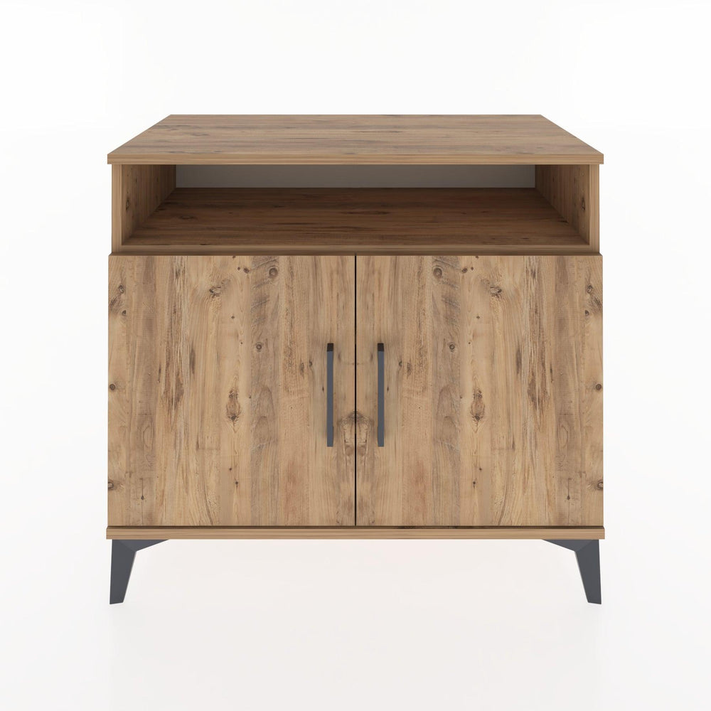 Woodntry Modüler Şifonyer Çam 88x44x68 cm Kapaklı ve Raflı KR10-3