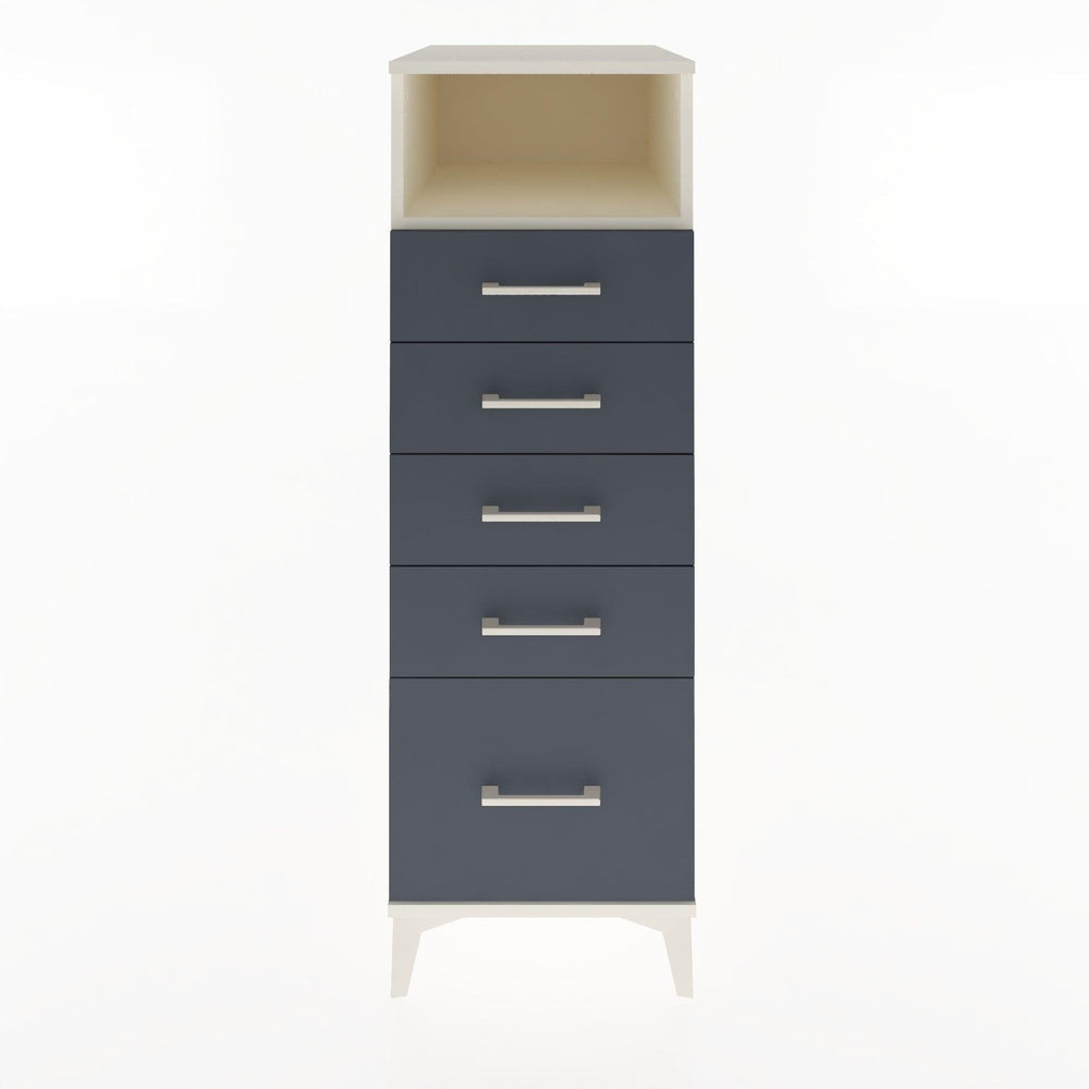 Woodntry Modular Cabinet Moonstone 44x59x122 cm with Drawers and Shelves CR111-1