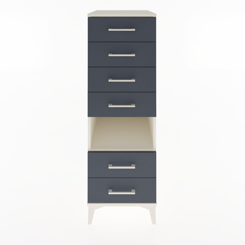 Woodntry Modular Cabinet Moonstone 44x30x122 cm with Drawers and Shelves CR61-1