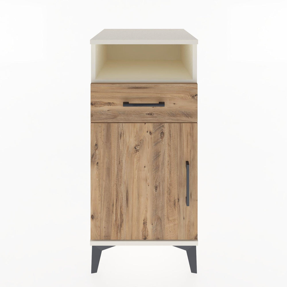 Woodntry Modüler Komodin Aytaşı 44x44x84 cm Fonksiyonel F33-1