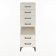 Woodntry Modular Cabinet Moonstone 44x59x122 cm with Drawers and Shelves CR61-1