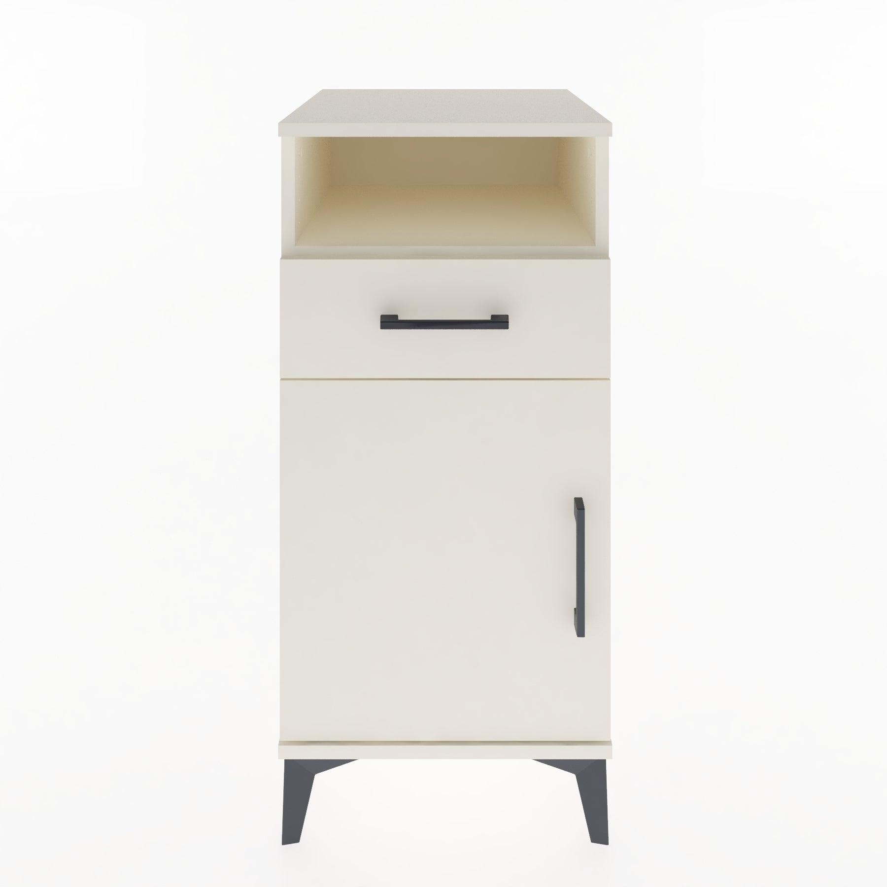 Woodntry Modular Nightstand Moonstone 44x44x84 cm Functional F33-1