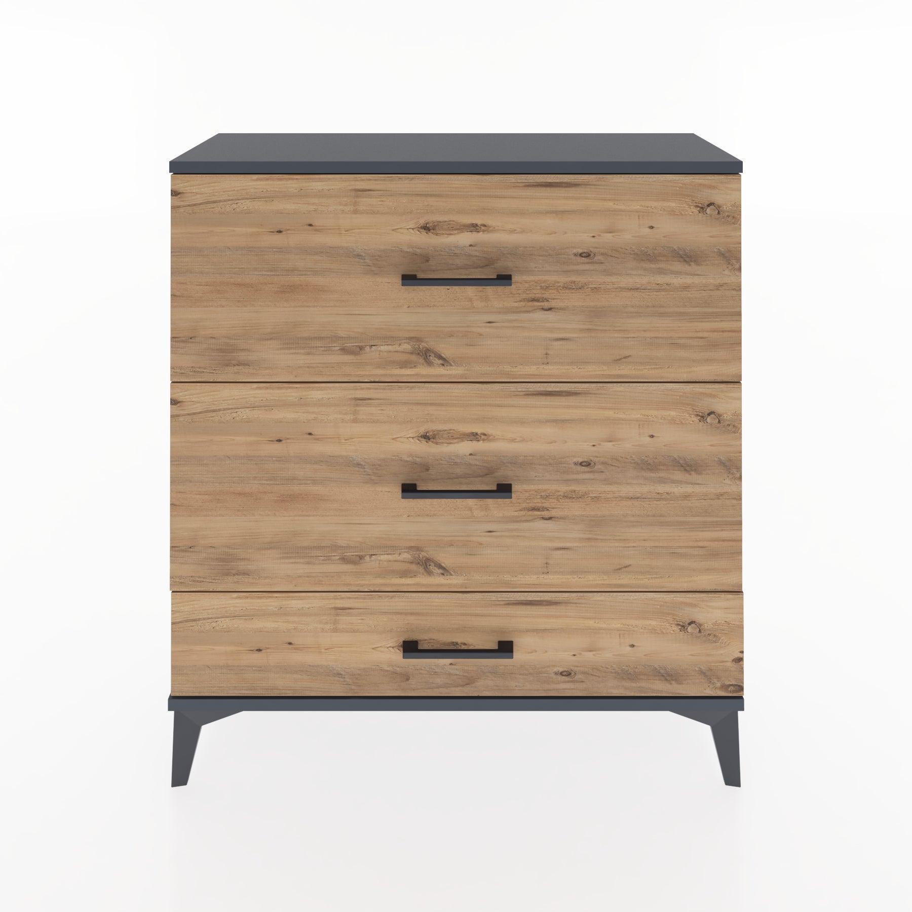 Woodntry Modular Dresser Anthracite 88x30x84 cm Drawer C11-2