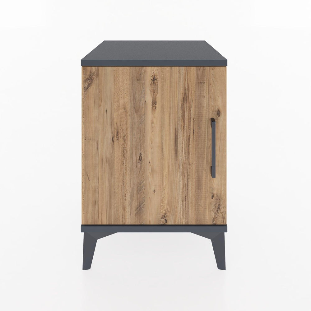 Woodntry Modular Nightstand Anthracite 44x44x52 cm Lidded K11-2