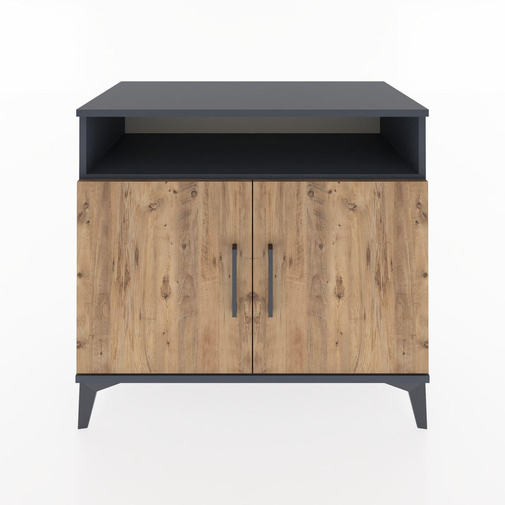 Woodntry Modular Dresser Anthracite 88x44x68 cm with Cover and Shelf KR11-2