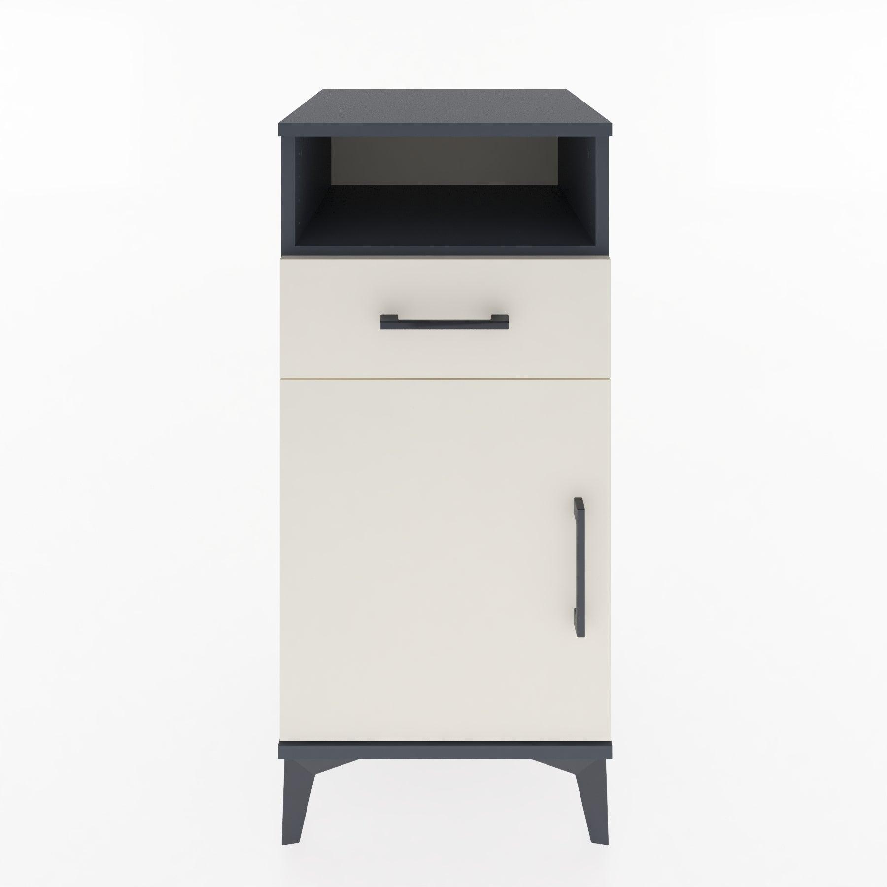 Woodntry Modular Nightstand Anthracite 44x44x84 cm Functional F33-2