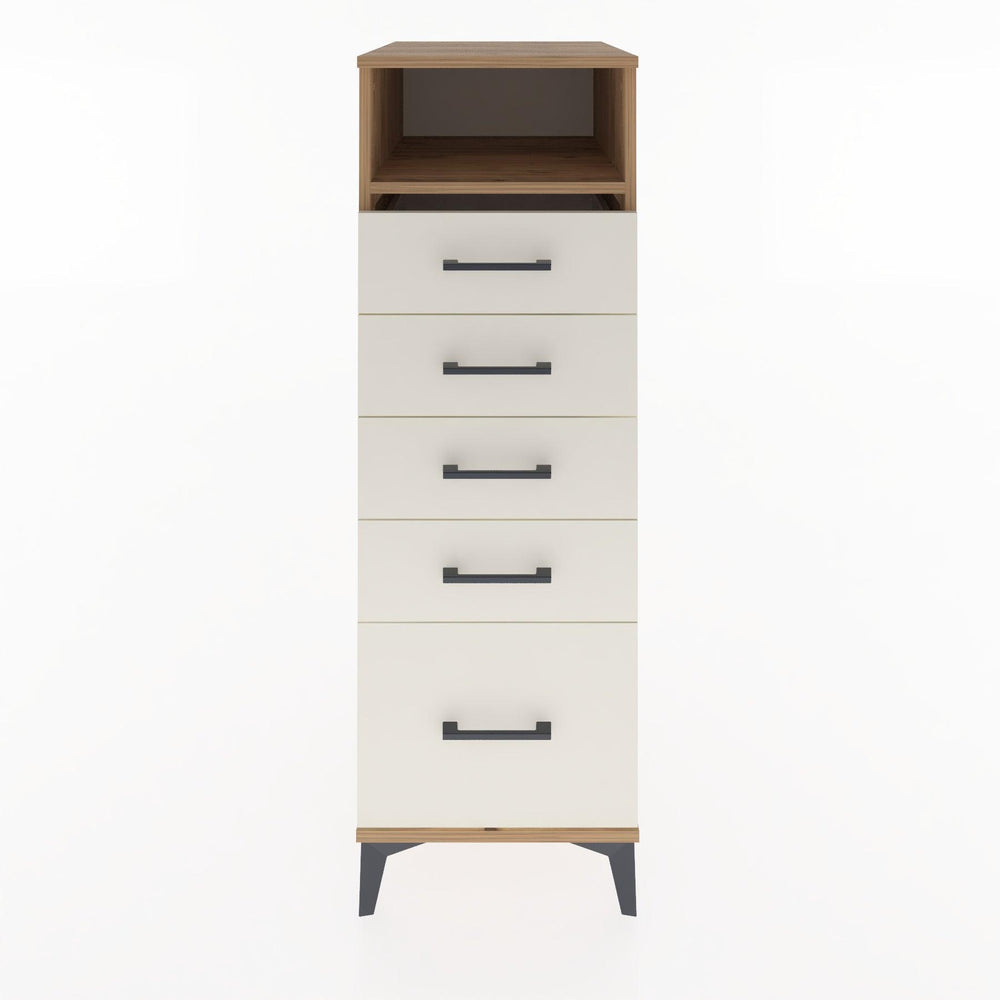 Woodntry Modular Cabinet Pine 44x30x122 cm with Drawers and Shelves CR11-3