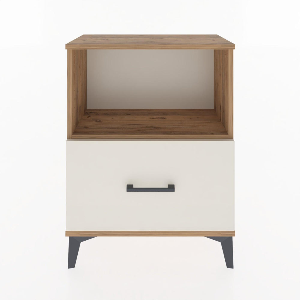 Woodntry Modüler Komodin Çam 60x30x68 cm Çekmeceli ve Raflı CR11-3