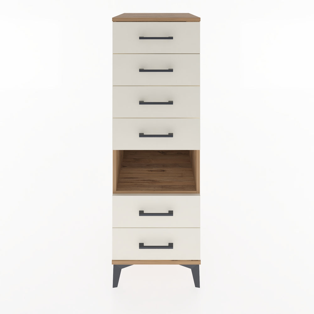 Woodntry Modular Cabinet Pine 44x59x122 cm with Drawers and Shelves CR61-3