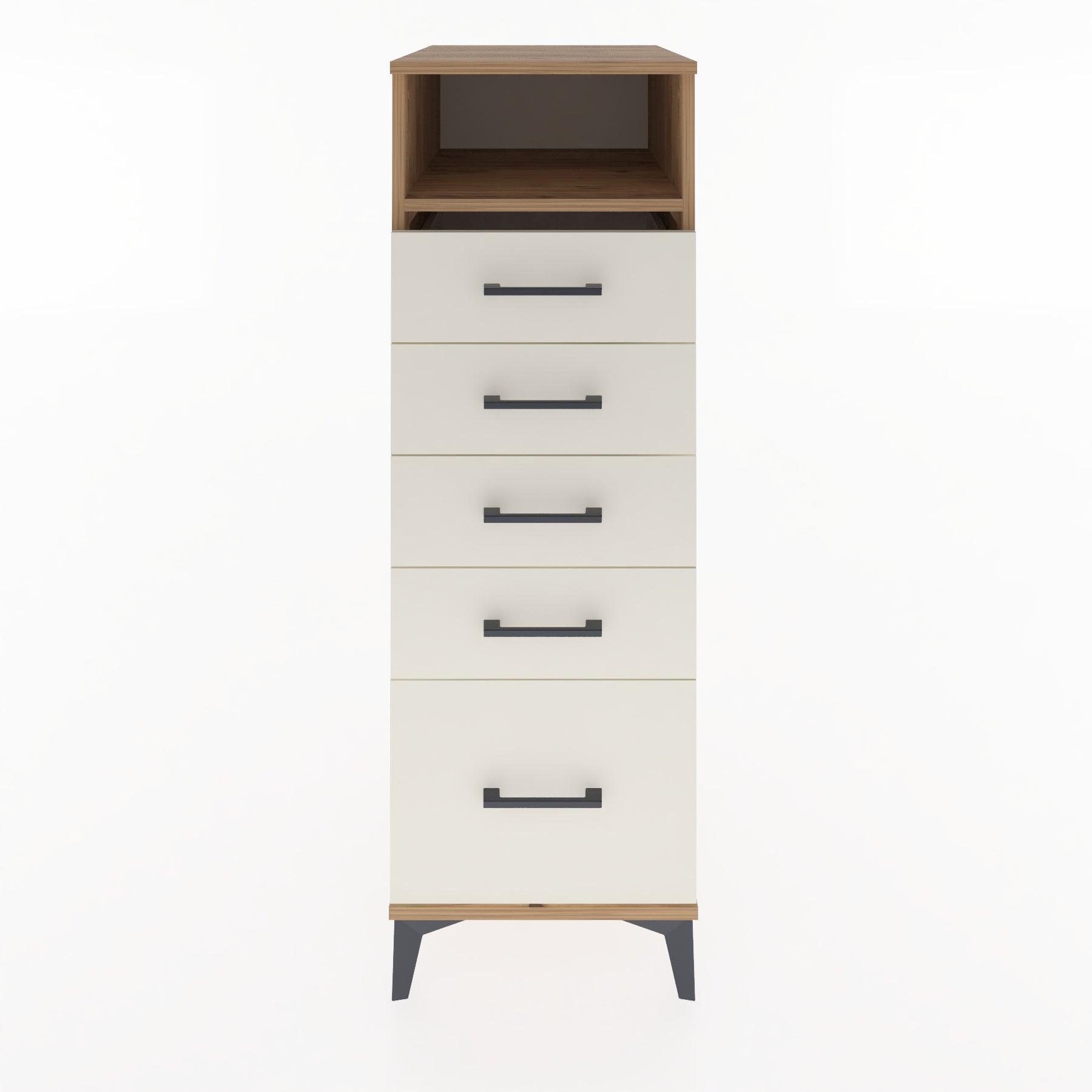 Woodntry Modular Cabinet Pine 44x59x122 cm with Drawers and Shelves CR11-3