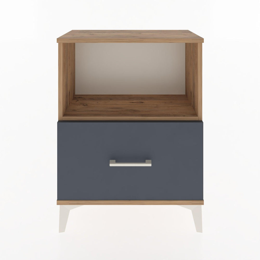 Woodntry Modüler Komodin Çam 60x30x68 cm Çekmeceli ve Raflı CR11-3