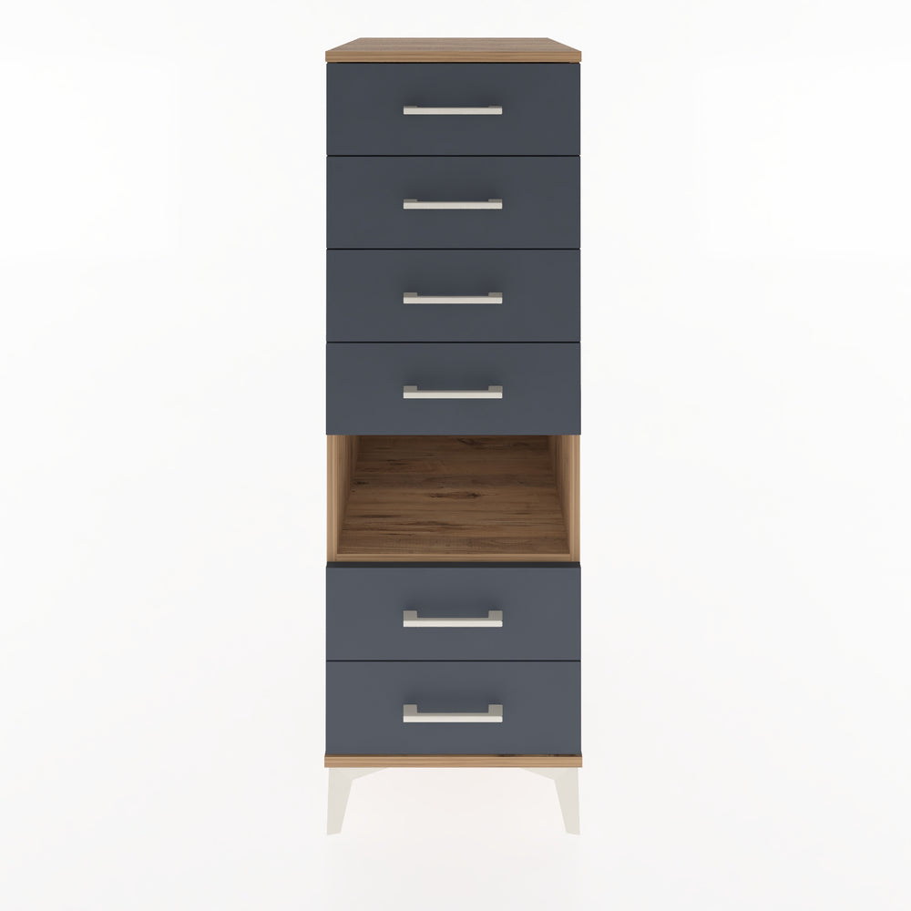 Woodntry Modular Cabinet Pine 44x59x122 cm with Drawers and Shelves CR61-3