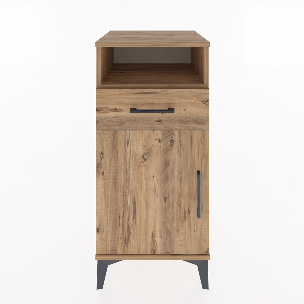 Woodntry Modular Nightstand Pine 44x44x84 cm Functional F33-3