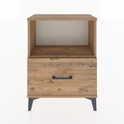 Woodntry Modular Nightstand Pine 60x30x68 cm with Drawers and Shelves CR11-3