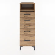 Woodntry Modular Cabinet Pine 44x30x122 cm with Drawers and Shelves CR11-3
