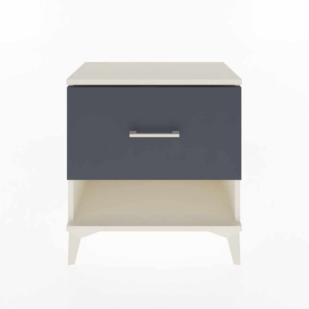 Woodntry Modular Nightstand Moonstone 60x30x52 cm with Drawer and Shelf CR12-1