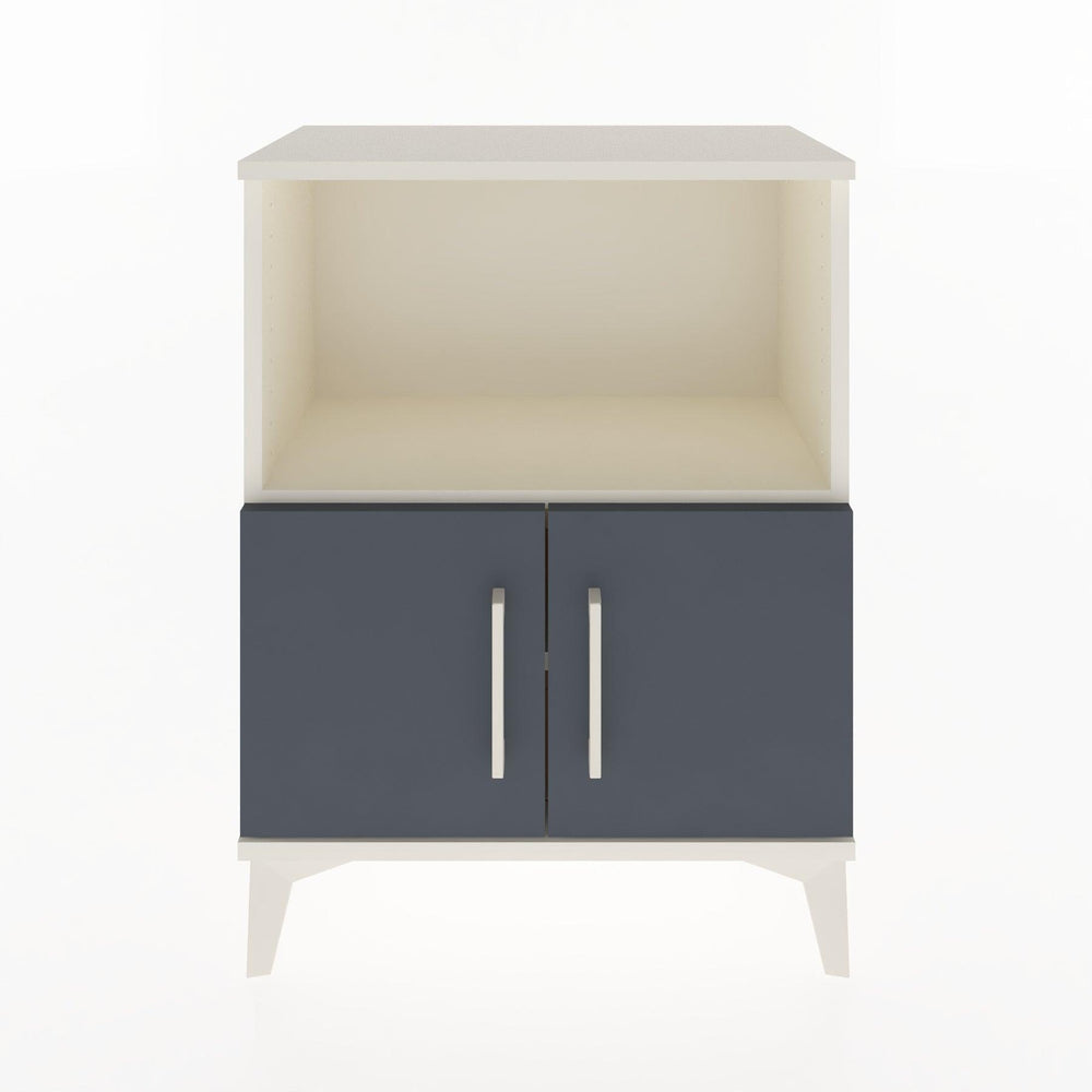 Woodntry Modüler Komodin Aytaşı 60x30x68 cm Kapaklı ve Raflı KR12-1