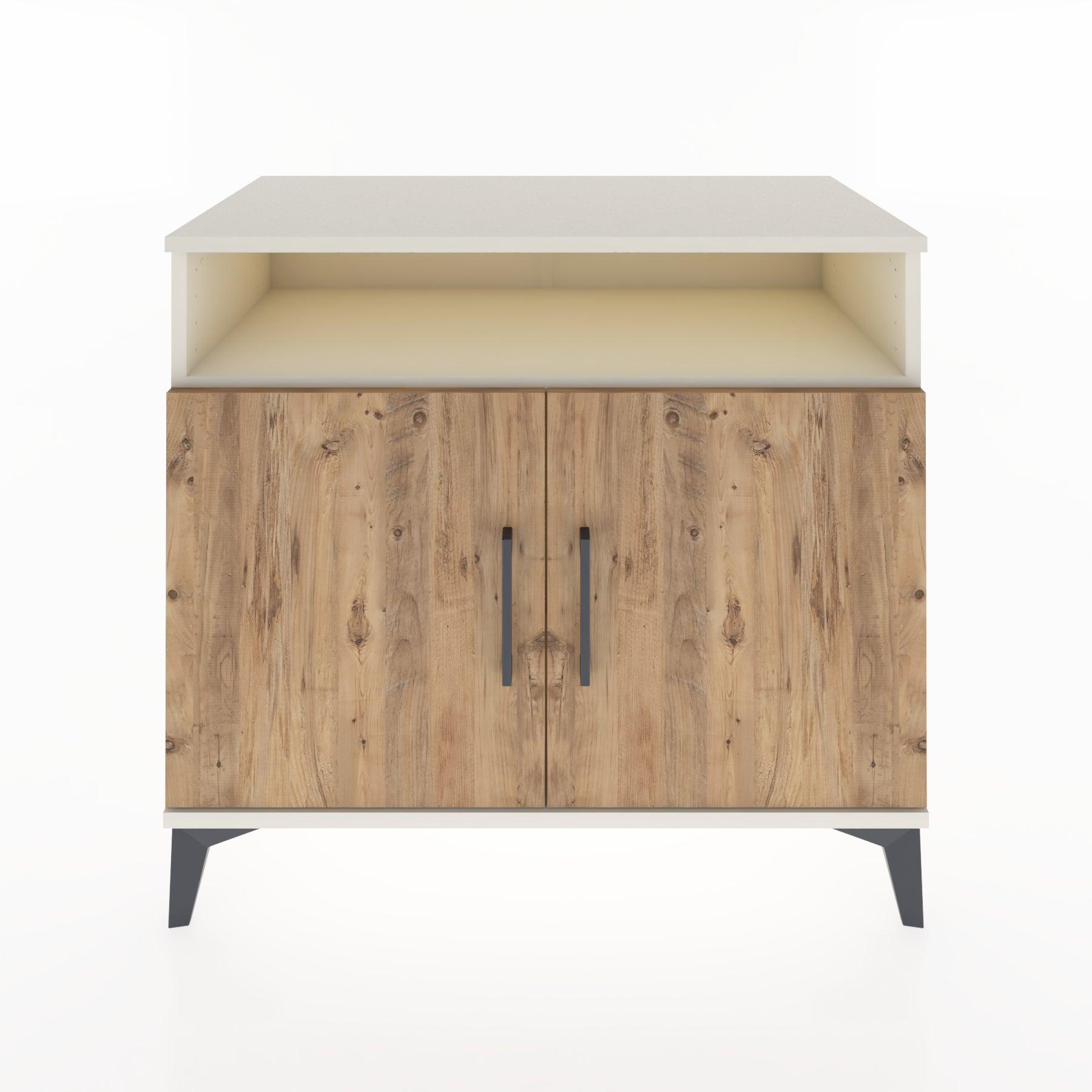 Woodntry Modüler Şifonyer Aytaşı 88x44x68 cm Kapaklı ve Raflı KR12-1