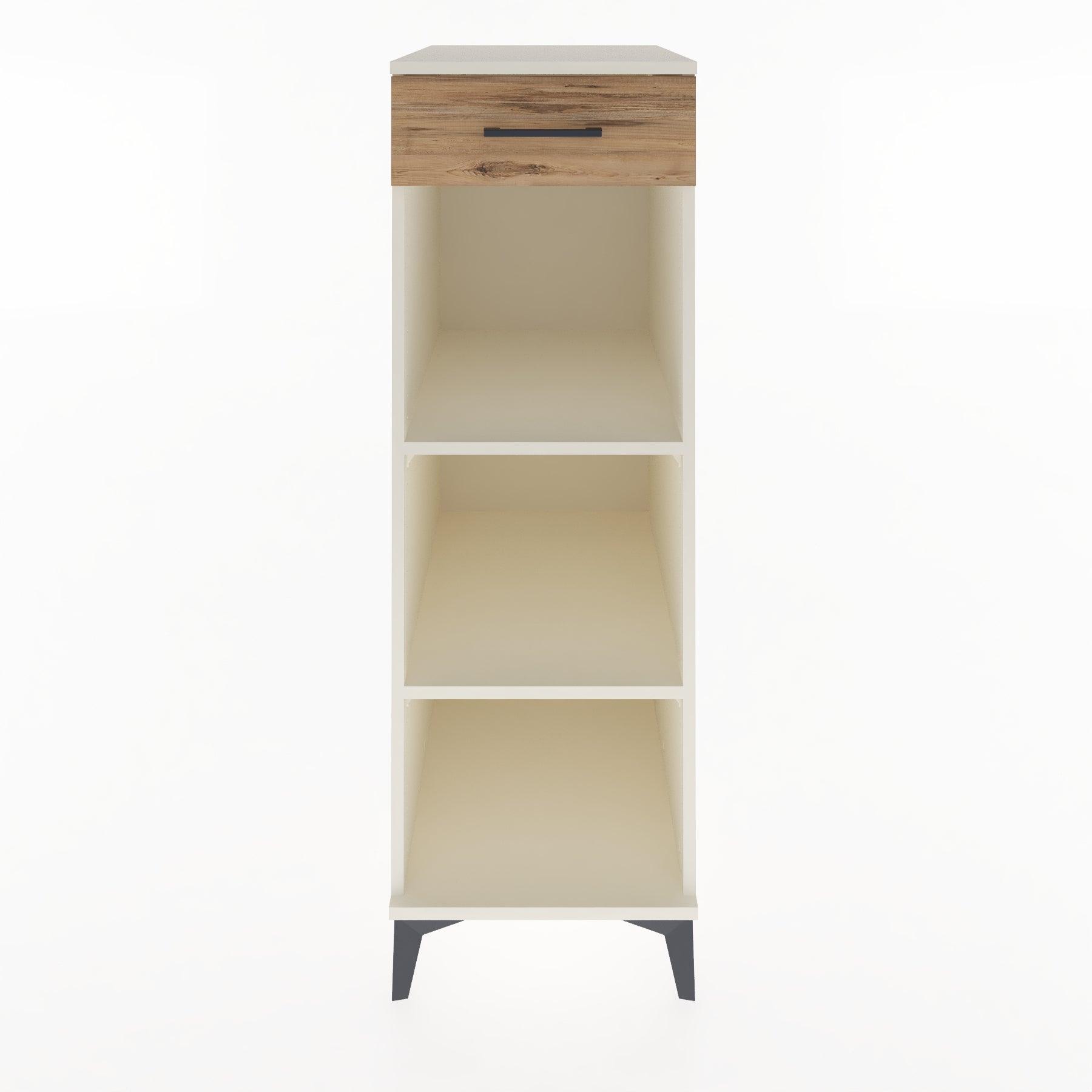 Woodntry Modular Cabinet Moonstone 44x59x122 cm with Drawers and Shelves CR112-1