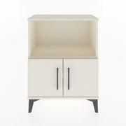 Woodntry Modular Nightstand Moonstone 60x30x68 cm with Cover and Shelf KR12-1