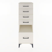 Woodntry Modular Cabinet Moonstone 44x30x122 cm with Drawers and Shelves CR12-1