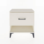 Woodntry Modular Nightstand Moonstone 60x30x52 cm with Drawer and Shelf CR12-1