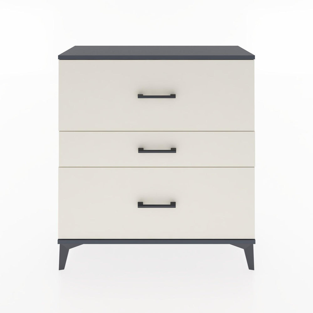 Woodntry Modüler Şifonyer Antrasit 88x30x84 cm Çekmeceli C12-2