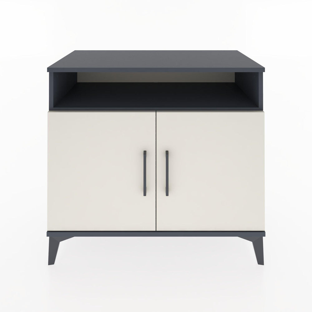 Woodntry Modular Dresser Anthracite 88x44x68 cm with Cover and Shelf KR12-2