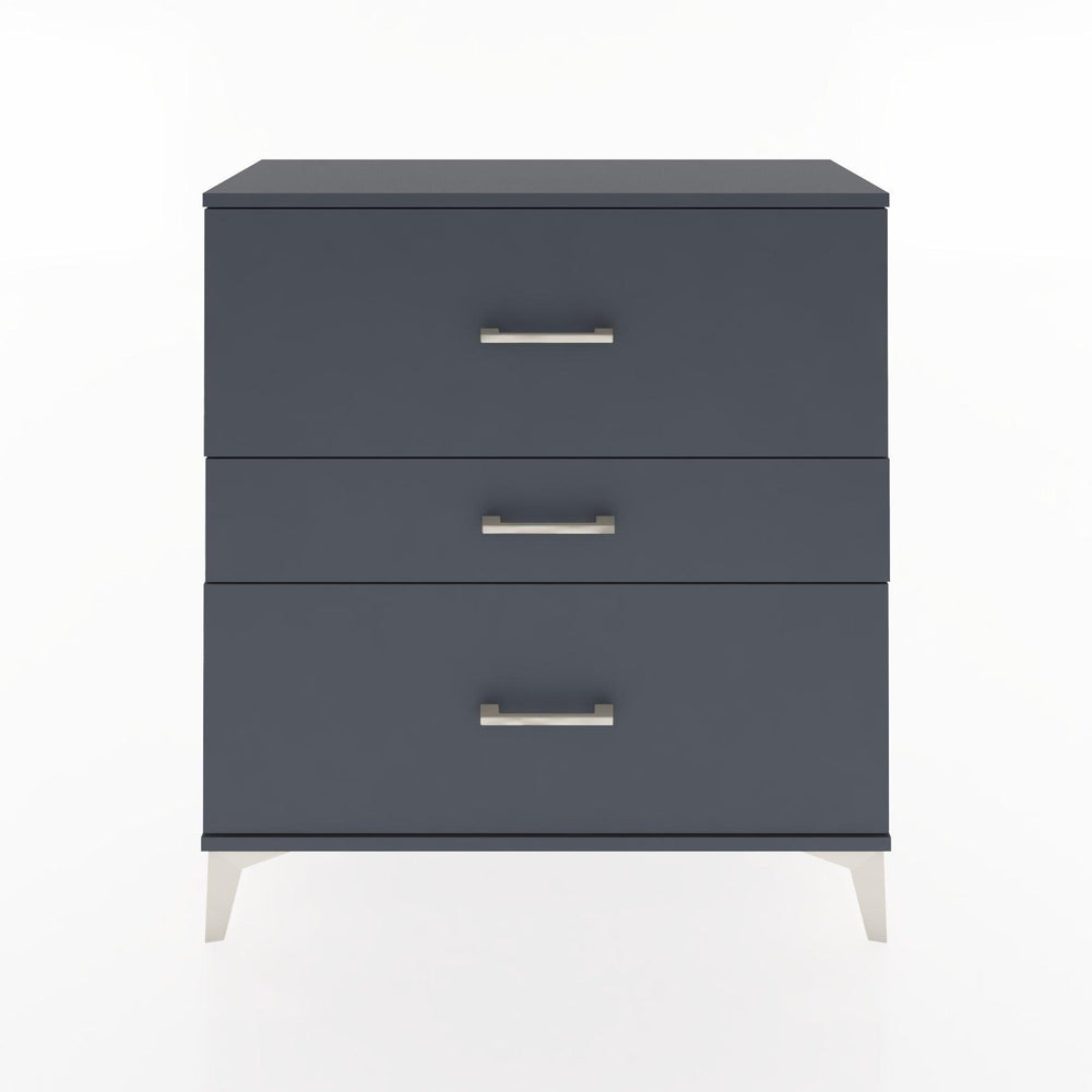 Woodntry Modüler Şifonyer Antrasit 88x30x84 cm Çekmeceli C12-2