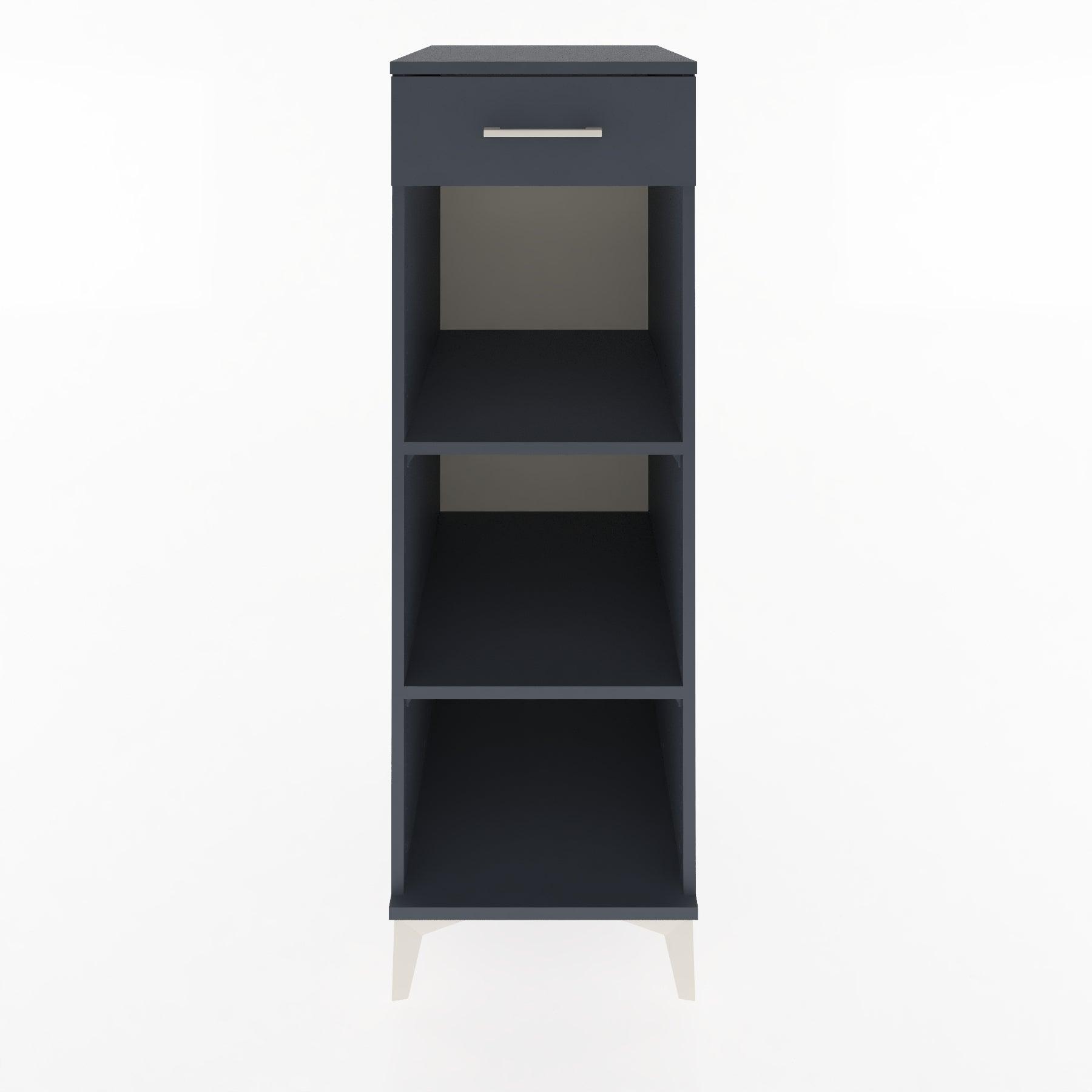 Woodntry Modular Cabinet Anthracite 44x30x122 cm with Drawers and Shelves CR112-2