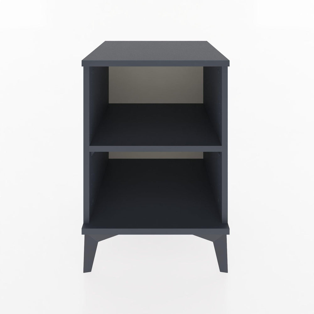 Woodntry Modular Nightstand Anthracite 44x44x52 cm with Shelf R12-2