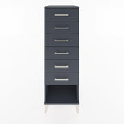 Woodntry Modular Cabinet Anthracite 44x30x122 cm with Doors and Drawers KC62-2