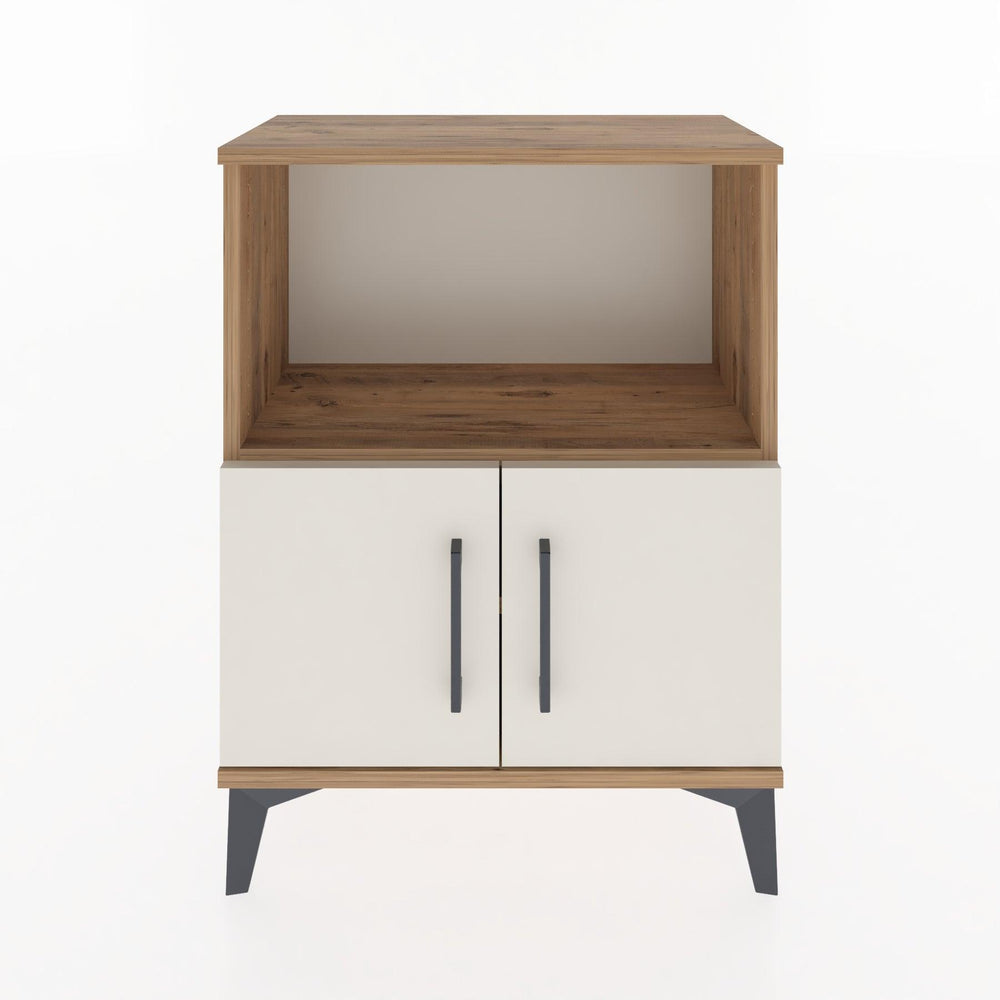 Woodntry Modular Nightstand Pine 60x30x68 cm with Cover and Shelf KR12-3