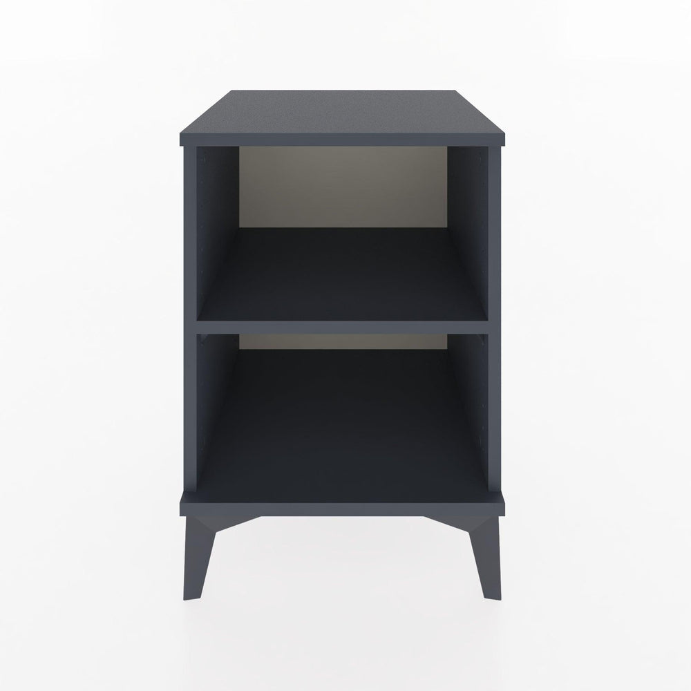 Woodntry Modular Nightstand Anthracite 44x44x52 cm with Shelf R12-2