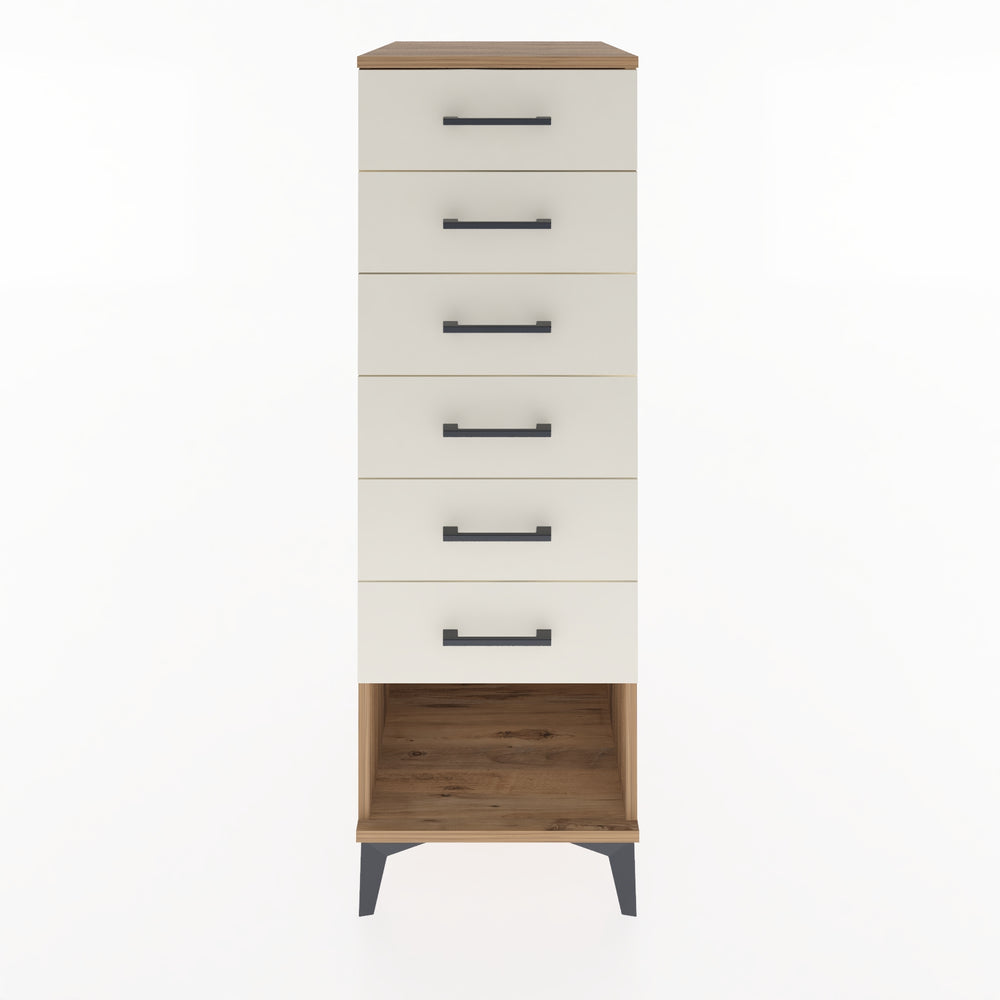 Woodntry Modular Cabinet Pine 44x59x122 cm with Drawers and Shelves CR62-3