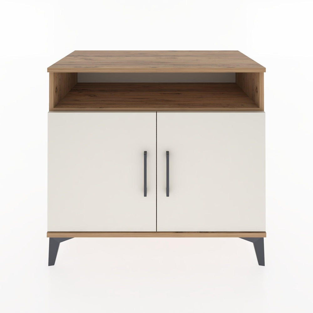 Woodntry Modüler Şifonyer Çam 88x44x68 cm Kapaklı ve Raflı KR12-3