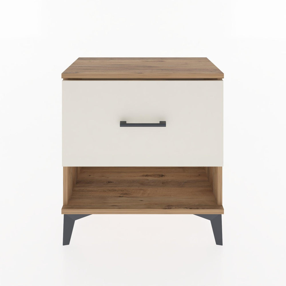 Woodntry Modular Nightstand Pine 60x30x52 cm with Drawers and Shelves CR12-3