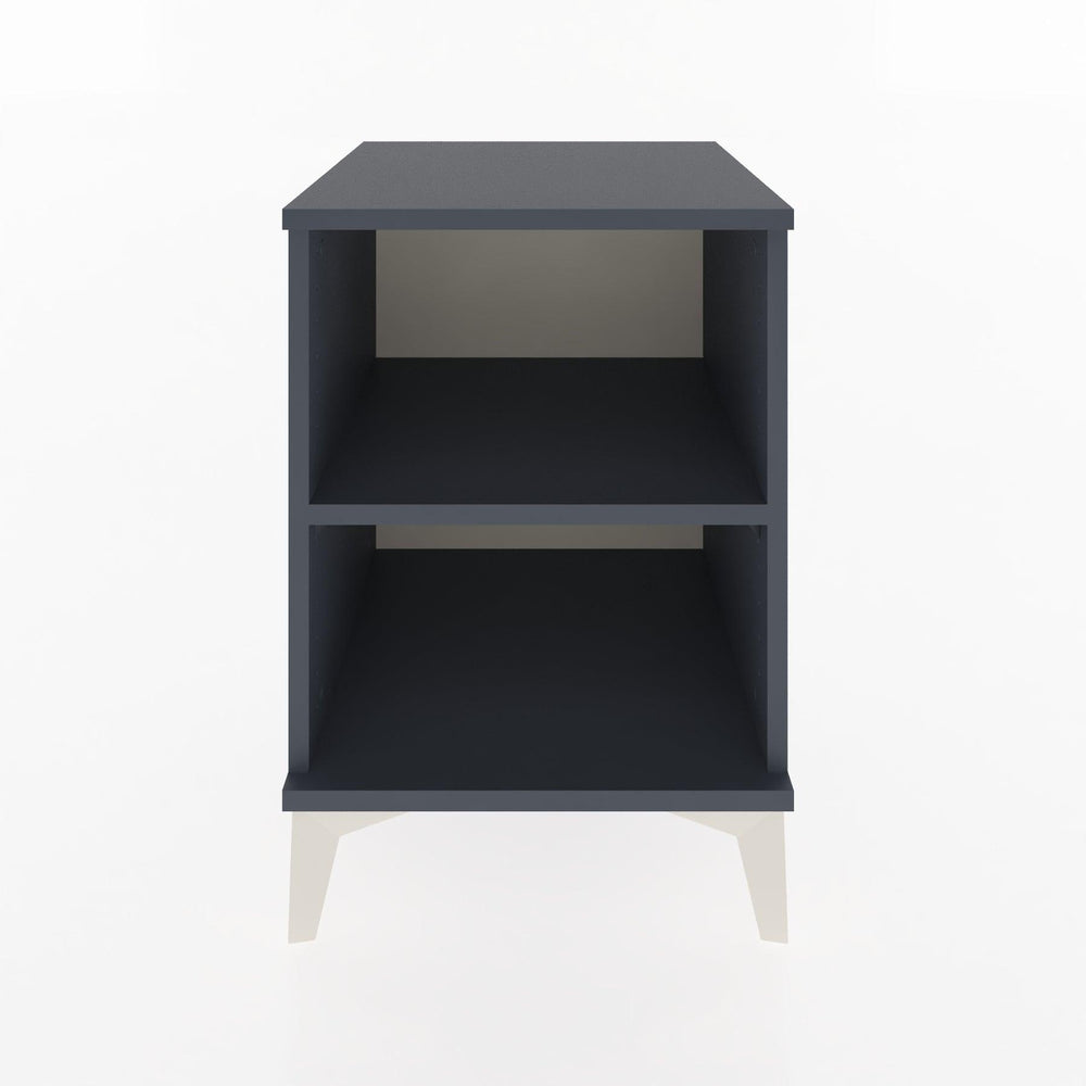 Woodntry Modular Nightstand Anthracite 44x44x52 cm with Shelf R12-2